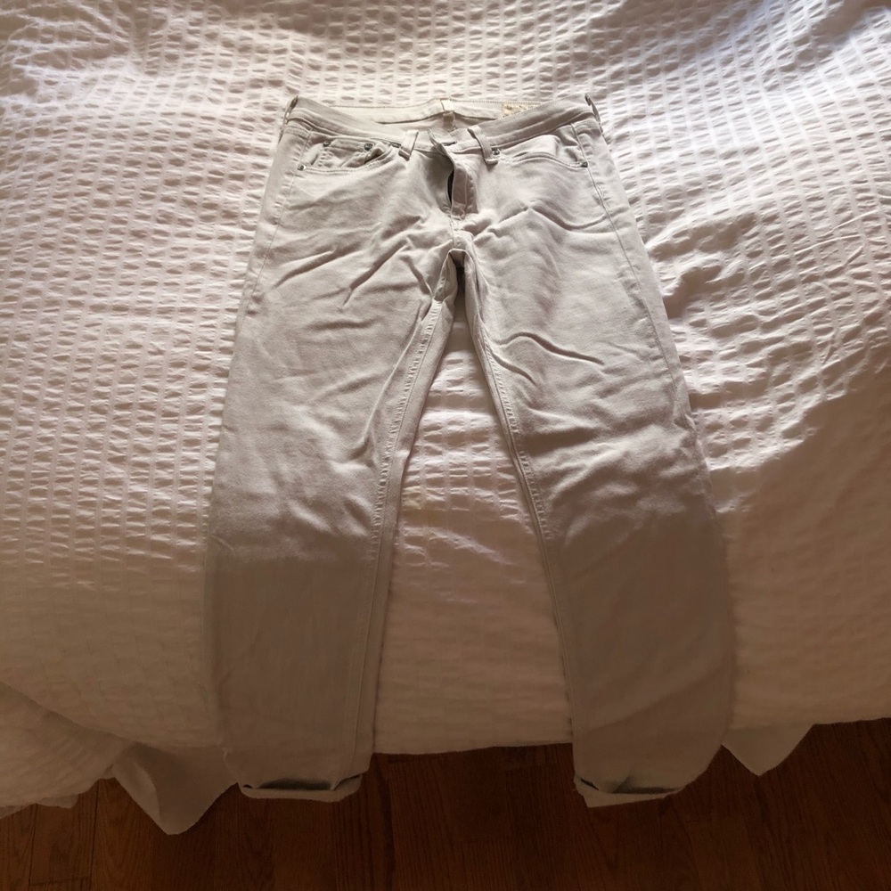 Rag & Bone White Jeans
